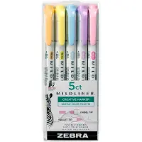 Zebra Mildliner Stifte Bulletjournal Gentle Color Palette 5er Set