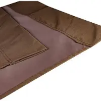 ESTEXO Ersatz-Bezug Doppel-Sonnenliege Stoffbezug Gartenliege XXL Duo-Relaxliege Braun