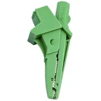 Ht instruments 5004-IECV Bananstik Bananstik (hun), Tilslutning 4 mm, Stikforbindelse 4 mm, Krokodilleklemme CAT III 1000 V Grøn 1 stk