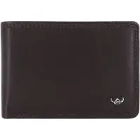 Golden Head Leder Geldbörse Polo RFID Protect Minischeintasche 1196 Dunkelbraun