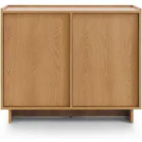 Masseno Kommode ZENITH 98 cm Sideboard mit 2 Türen für Wohnzimmer Schlafzimmer Modern 98x39x82 cm Braun
