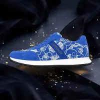 Lureaux Blue Current Runner - - Schöne bunte Schuhe - Einzigartiger Druck - Herren