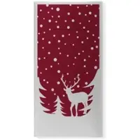 Sovie HORECA Besteckserviette Marvin in Bordeaux aus Linclass Airlaid 40 x 40 cm, 75 Stück - Weihnachtsserviette