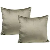 Jack 2er Set Teddy Flausch Kissen 40x40cm in Taupe | Gr.: 50x50 cm