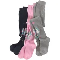 H.I.S. H.I.S Strickstrumpfhose in marine, rosa, grau/melange | Gr.: 116/122
