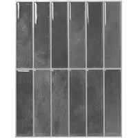 vidaXL Rechteckige Fliese 50 stk. Grau 29 x 23 x 0,08 cm