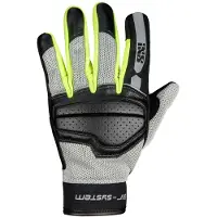 IXS Evo-Air Damen Schwarz Grau Gelb Handschuhe Größe L