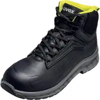 Uvex 2 trend Sicherheitsschuh S3S Schnürstiefel schwarz/gelb 45