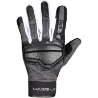 IXS Evo-Air Damen Schwarz Grau Weiß Handschuhe Größe L