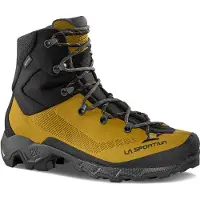 La Sportiva - Trekking-Schuhe aus GORE-TEX - Aequilibrium Trek GTX Savana/Carbon für Herren - Größe 43,5 - Gelb