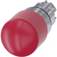 Siemens NOT-HALT-PILZDRUCKTASTER, 30MM, ROT, Turn-release, 89 g, 77 mm, 63 mm, 50 mm