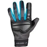 IXS Evo-Air Damen Schwarz Blau Handschuhe Größe M