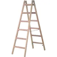Kaiser+Kraft Holz-Stehleiter