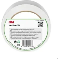 Autre 3MTM Allzweck-PVC-Klebeband 764, Weiß, 50 mm x 33 m, 0.13 mm, Einzeln verpackt | Packung (1 Rolle)