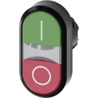 Siemens DOPPELDRUCKTASTER, GRUEN, ROT, 22 g, 59 mm, 42 mm, 31 mm
