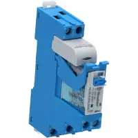 Finder Relais-Koppelmodul 2P 8A 24VDC, Betriebsanzeige, Kontaktverriegelung, Schraubklemmen, 35mm DIN-Schienenmontage, 4C.02.9.024.0050