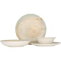 Bonna Geschirrset (Large) - Luz - 24 teilig - 6 Personen - Porzellan