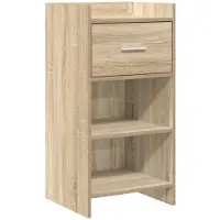 vidaXL Sideboard Sonoma-Eiche 40 x 36 x 80 cm Holzwerkstoff
