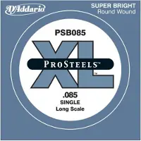 D'addario And Co PSB085 ProSteels Bassgitarre, Einzelsaite, lange Mensur, .085