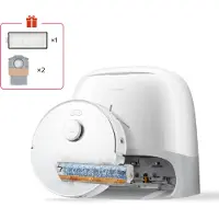 Roborock Qrevo Curv 2 FlowX, Staubbeutel, Weiß, Rund, Staubbeutel, 3 Rad/Räder, 0,324 l
