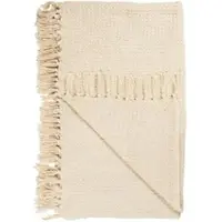 Ib Laursen Plaid creme mit Waffelmuster in creme | Gr.: onesize