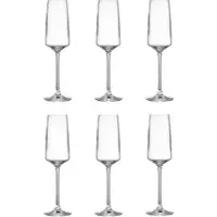 Butlers Champagnerflöte WINE & DINE 6er-Set in Durchsichtig | Gr.: onesize