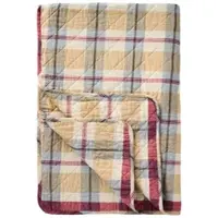 Ib Laursen Quilt mit Buntem Karomuster in gelb | Gr.: onesize