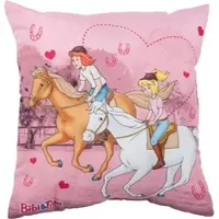 United labels Bibi und Tina Bibi & Tina Kissen Pferde Plüsch Zierkissen Kopfkissen 40 x 40 cm in pink | Gr.: onesize