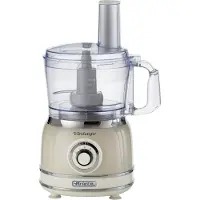 Ariete Vintage Line 1781/03, 2,1 l, Beige, Drehregler, Kneten, Mixen, Edelstahl, 1000 W
