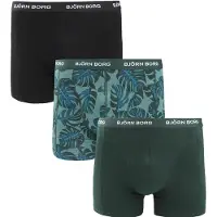 Björn Borg Boxershort Cotton Stretch Boxer 2 Multi 5 Herren Green / Black (3er-Pack)-XXL