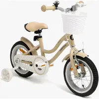 Pinepeak Star Kinderfahrrad 12 Zoll, Beige