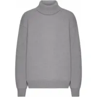 Colorful Standard Pullover Unisex Merino Wool Turtleneck Heather Grey-S