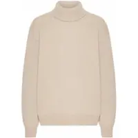 Colorful Standard Pullover Unisex Merino Wool Turtleneck Ivory White-L