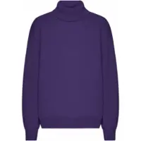Colorful Standard Pullover Unisex Merino Wool Turtleneck Ultra Violet-XL