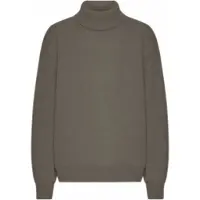 Colorful Standard Pullover Unisex Merino Wool Turtleneck Dusty Olive-M