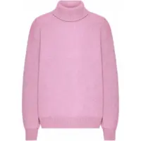 Colorful Standard Pullover Unisex Merino Wool Turtleneck Cherry Blossom-XXL