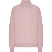 Colorful Standard Pullover Unisex Merino Wool Turtleneck Faded Pink-XS