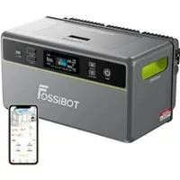 FOSSiBOT On-Grid-Powerstation mit 1.958 Wh, 800 Watt, WLAN, App, KI-gestützt