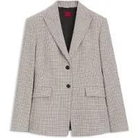 HUGO Regular-Fit Blazer mit Mikro-Karo Grösse 34