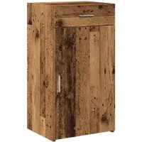 vidaXL Sideboard mit Schubladen Altholz 50 x 42,5 x 93 cm