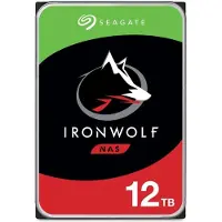 Seagate IronWolf 12TB NAS HDD, 9cm, 7200rpm, CMR, 256MB Cache, SATA 6Gb/s, Silber, Datenrettungsservice, Modell ST12000VNZ008 – Zuverlässige interne Festplatte für anspruchsvolle Speicherlösungen