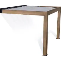 Canopia Terrassenüberdachung Holz Helsinki 340x300cm Braun