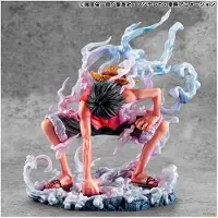 Megahouse One Piece P.O.P PVC Statue Monkey D. Ruffy Gear 2 Limited Edition 19 cm