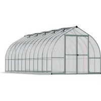 NSH Nordic Gewächshaus Bella 244x724cm Silber