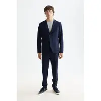Scotch & Soda Core - Unconstructed Peak Lapel Cool-wool Blazer Night Größe: XL | Blazer Outlet | Herren | Schwarz