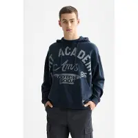 Scotch & Soda Wash Artwork Hoodie Sky Captain Größe: XXL | Kaputzenpullis Outlet | Herren