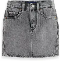 Scotch & Soda Girl Washed Black Denim Mini Skirt — Black Spark Black Spark Größe: 6 | Röcke Outlet | Unisex | Schwarz