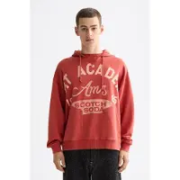 Scotch & Soda Wash Artwork Hoodie Ketchup Größe: XL | Kaputzenpullis Outlet | Herren