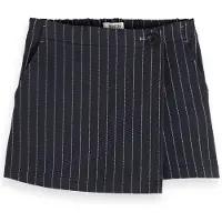 Scotch & Soda Girl Pinstripe Skort Charcoal Cerulean Pinstripe Größe: 12 | Röcke Outlet | Unisex | Schwarz