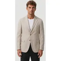 Brooks Brothers Jacket Regular Lining Linen Natural Größe: 42 | Blazer Outlet | Herren | Weiß